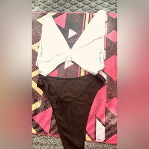 Black and white one piece